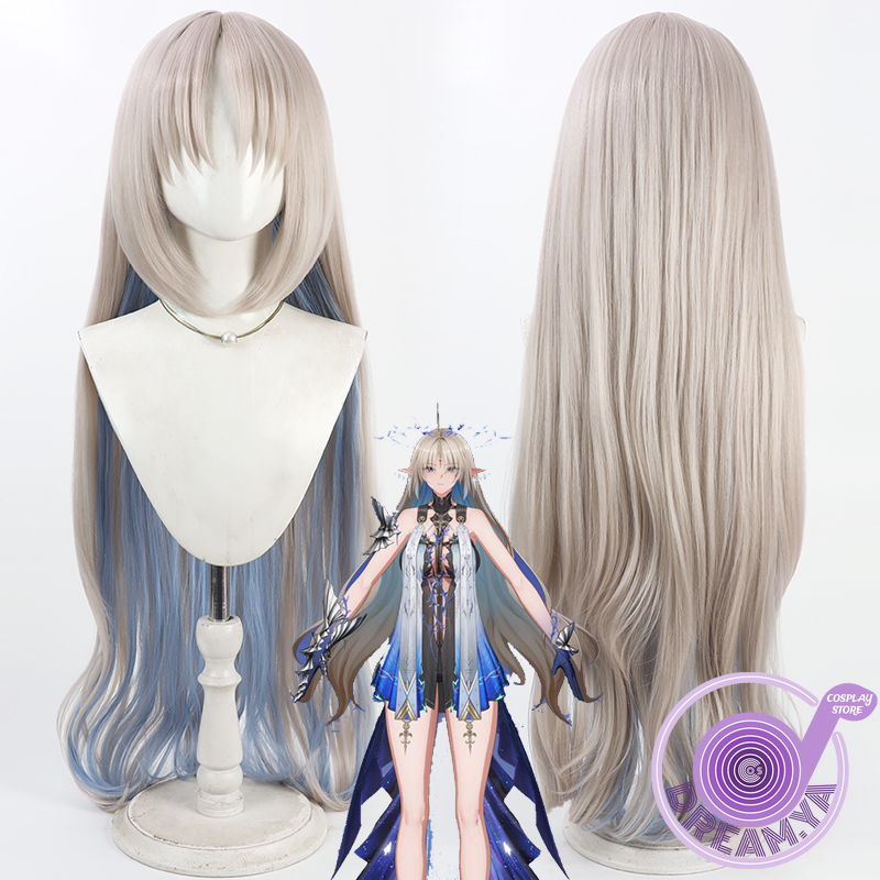Anime Cosplay Wig Heat Resistant - Cartethyia Cosplay Pruik Wuthering Waves Biege