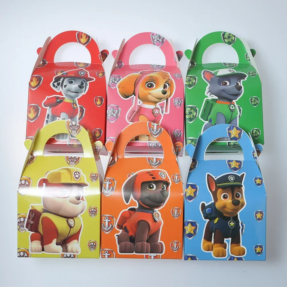Party Supplies - Paw Patrol-tas, set van 6 verjaardagstassen,