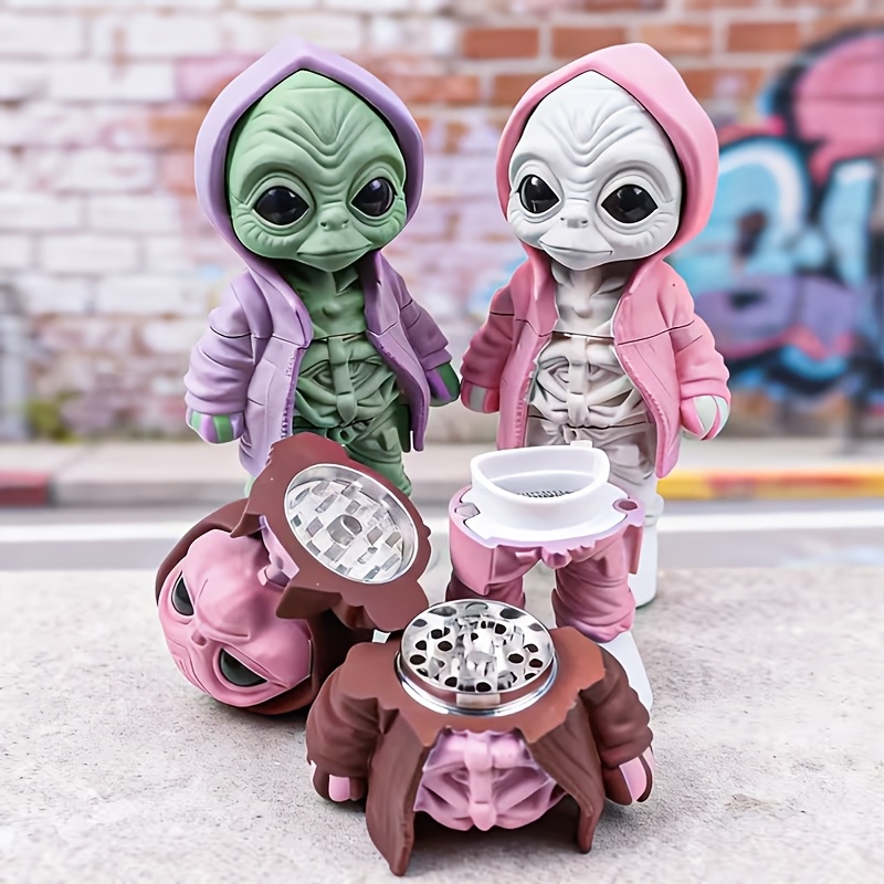 Novelty Gifts - Grappige Alien Kruidenmolen Kruidenmolen voor Thee