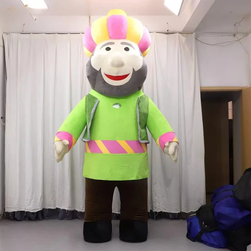 Costumes - Opblaasbaar Arabisch mascottekostuum, grappige pluche pop