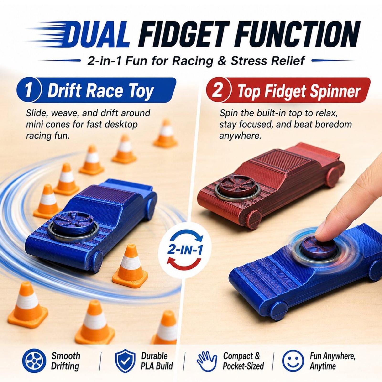 Mini Pocket Drift Auto Fidget  - Novelty Gifts recensie en prijs