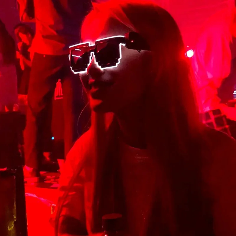 Draadloze LED-verlichte bril,  - Glow In The Dark Party Glasses recensie en prijs