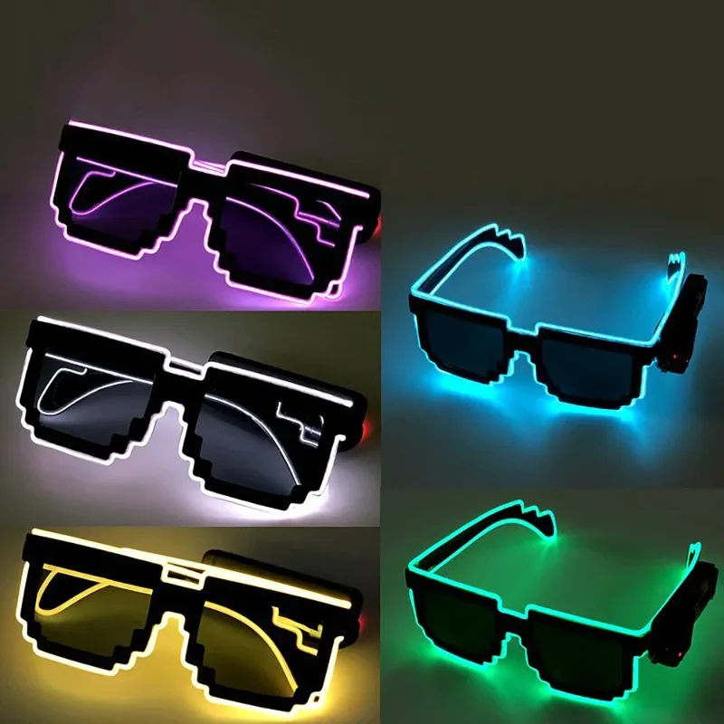 Draadloze LED-verlichte bril,  - Glow In The Dark Party Glasses recensie en prijs