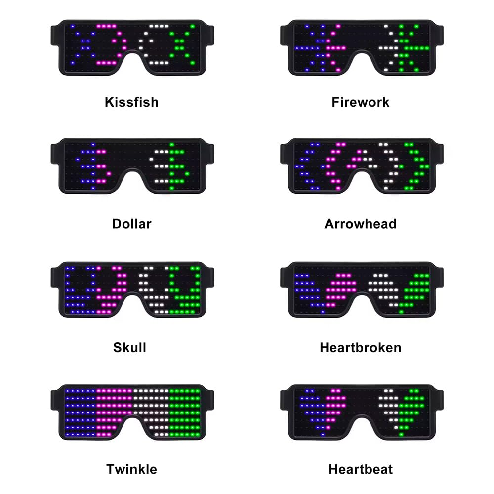LED-bril Oplichtende dynamisch - Glow In The Dark Party Glasses recensie en prijs